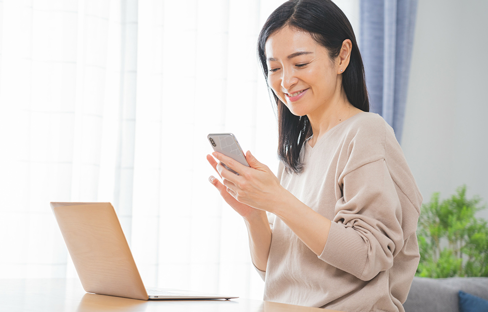 理由01 【相談しやすい】オンライン相談・LINE対応で全国からのご相談に対応
